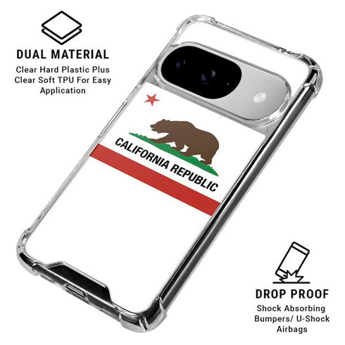 California Republic Google Pixel 10 Clear Case